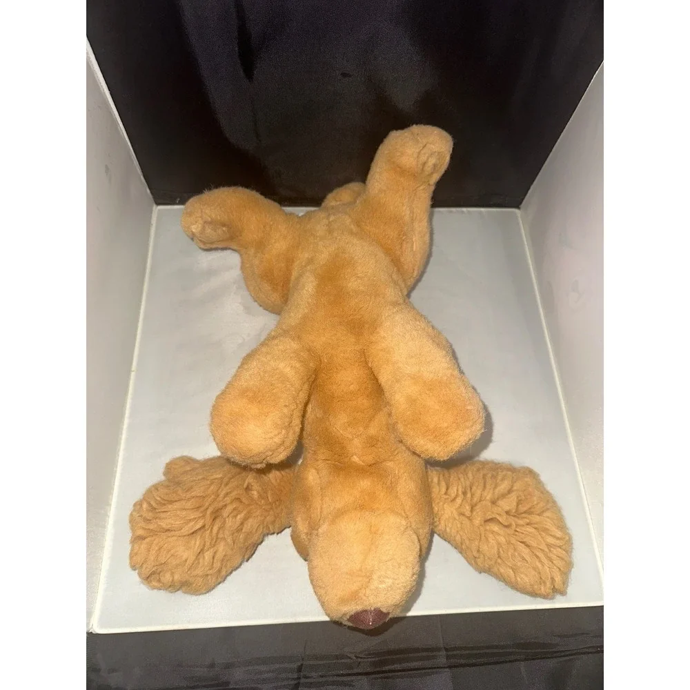 Vintage Gund Muttsy Plush Dog Puppy 14 Inches Tan Paws Stuffed Animal